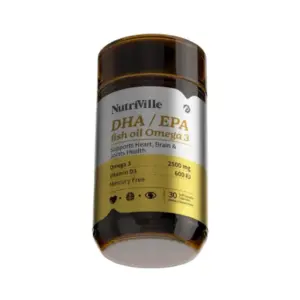 NUTRIVILLE OMEGA 3 FISH OIL 30 CAPSULES