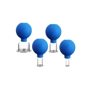 GLASS SILICONE CUPPING CUPS LT-3006