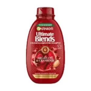GARNIER ULTIMATE BLENDS SHAMPOO ARGAN OIL & CRANBERRY 400ML