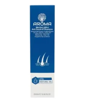 AROMA ANTI DANDRUFF SHAMPOO 250ML MENTHOL & MINT