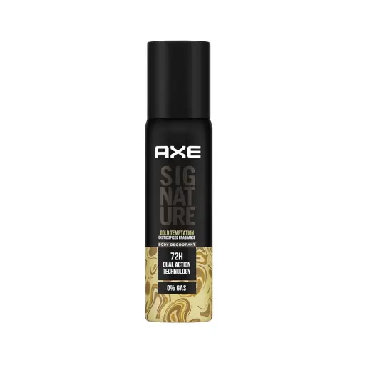 AXE SIGNATURE GOLD TEMPTATION EXOTIC SPICED FRAGRANCE BODY DEODORANT 122ML