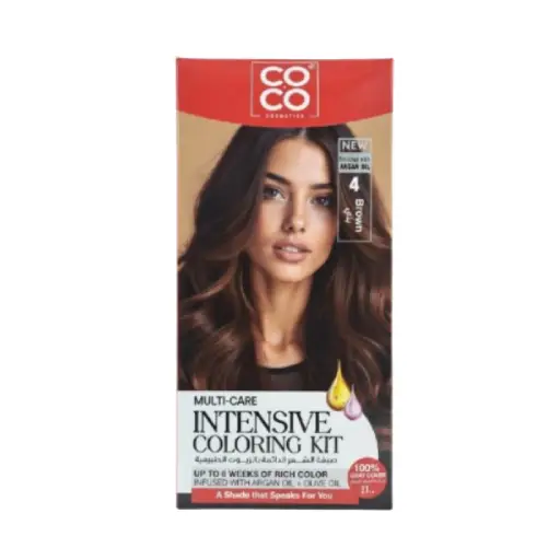 COCO INTENSIVE COLORING KIT 4 BROWN
