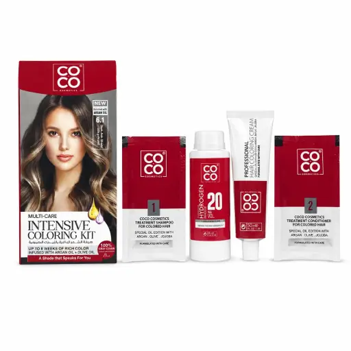 COCO INTENSIVE COLORING KIT 6.1 DARK ASH BLOND