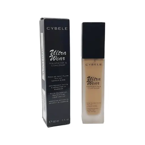 CYBELE FOUNDATION & CONELAR ULTRA WEAR 01 PORCELAIN