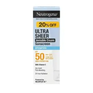 NEUTROGENA ULTRA SHEER INVISIBLE CREAM HYDRATION 50ML20%DISCOUNT