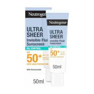 NEUTROGENA ULTRA SHEER INVISIBLE FLUID SUNSCREEN OIL CONTROL 20%DIS.50ML