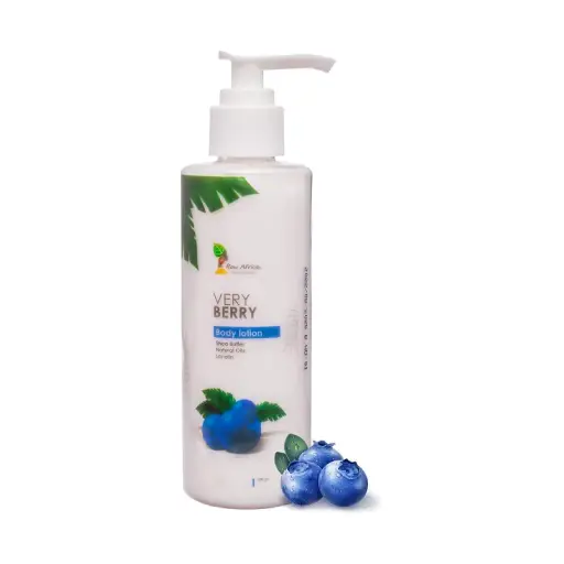 RAW AFRICAN BODY LOTION VERY BERRY 200GM