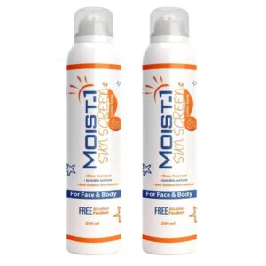 MOIST SUN SCREEN FOR FACE & BODY LOTION SPRAY 200 ML OFFER