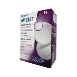 AVENT COMFORT WITH CONFIDENCE 24 BREAST PADS678