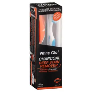 WHITE GLO CHARCOAL TOOTHPASTE 100 ML