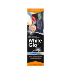 WHITE GLO CHARCOAL TOOTHPASTE 100 ML