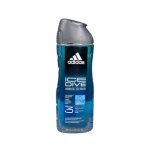ADIDAS SHOWER GEL ICE DIVE 3 IN 1 BODY 400ML