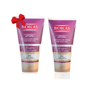 BIOBLAS COLLAGEN &KERATIN STYLING CREAM150ML1+1
