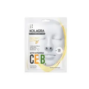 KOLAGRA MULTIVITAMIN SHEET MASK INSTANT GLOW