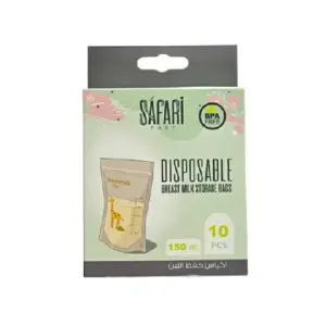 SAFARI DISPOSABLE BREAST MILK STORAGE BAGS