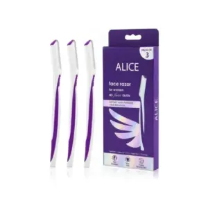 ALICE BEAUTY EYEBROW TRIMMER PURPLE 3 PIECES