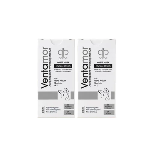 VENTAMOR WHITENING WHITE MUSK ROLL ON 50 ML 1+1 OFFER