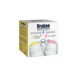 DRAKON WHITENING ROLL ON (PINK BUBBLE+C PULSE ) 50GM 1+1 